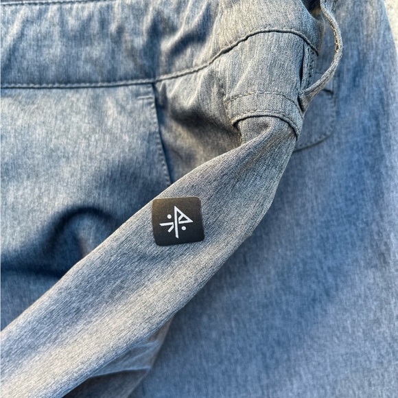 Men's Roark Shorts Gray Solid Flat Front 36 Zip Surf Summer Beach Outdoor Hike - Picture 12 of 14